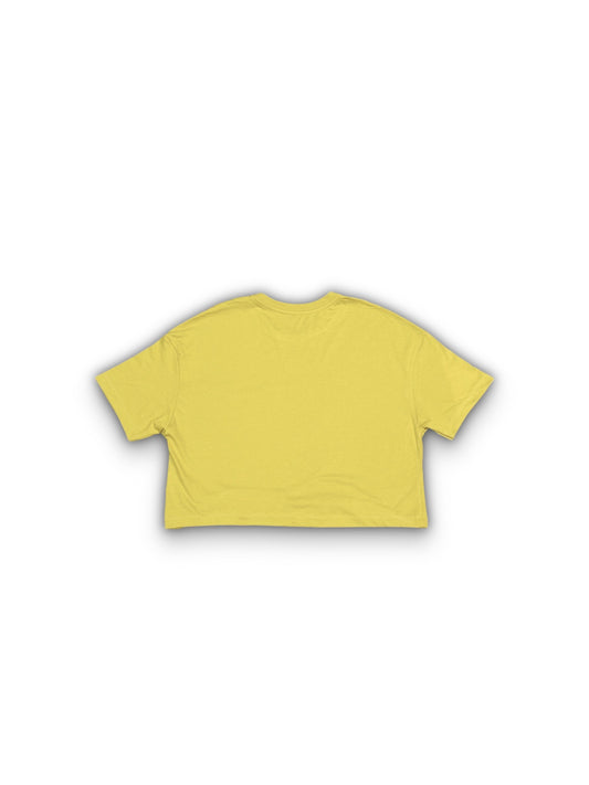 T-Shirt Femme Oversize En Coton Avec Logo Hermiona Couleur Jaune