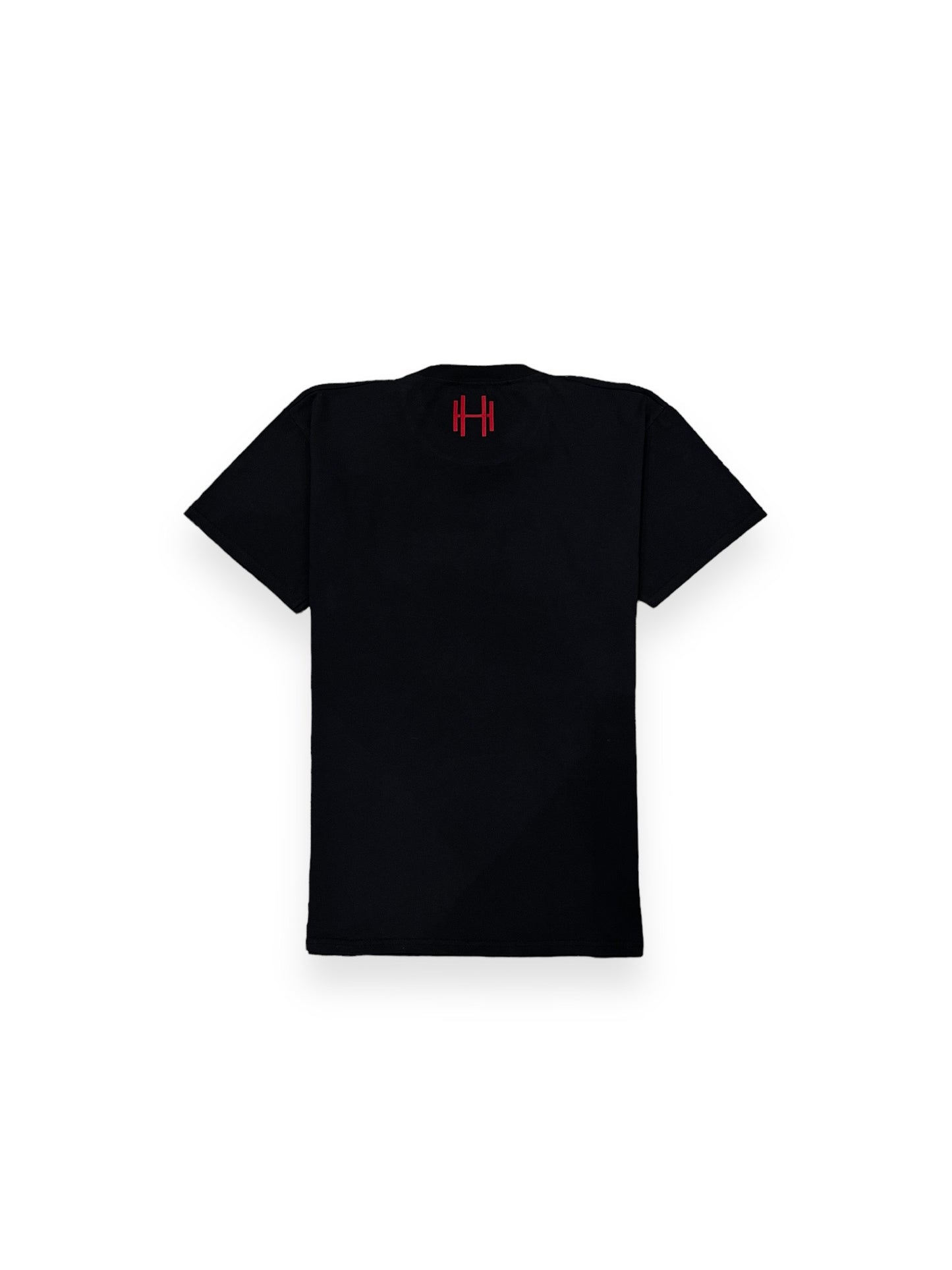 T-SHIRT REGULAR EN COTON AVEC LOGO ROUGE