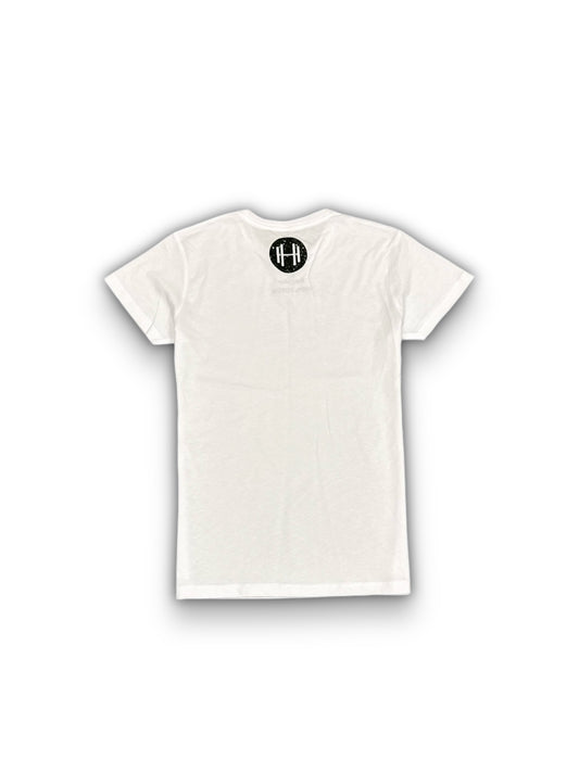 T-SHIRT FEMME REGULAR EN COTON AVEC LOGO