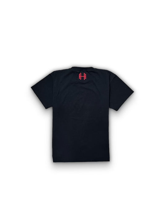 T-SHIRT REGULAR EN COTON AVEC LOGO ROUGE