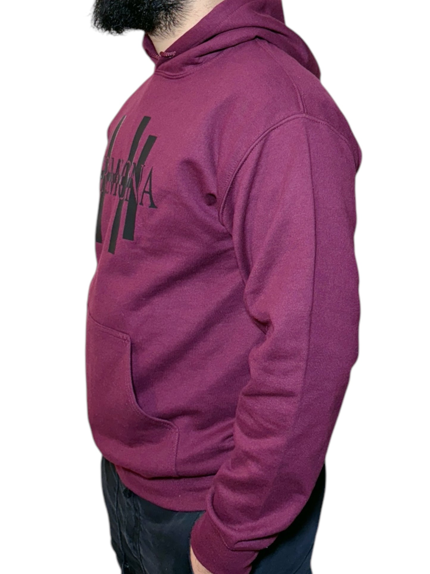 SWEAT À CAPUCHE EN COTON STRETCH À LOGO