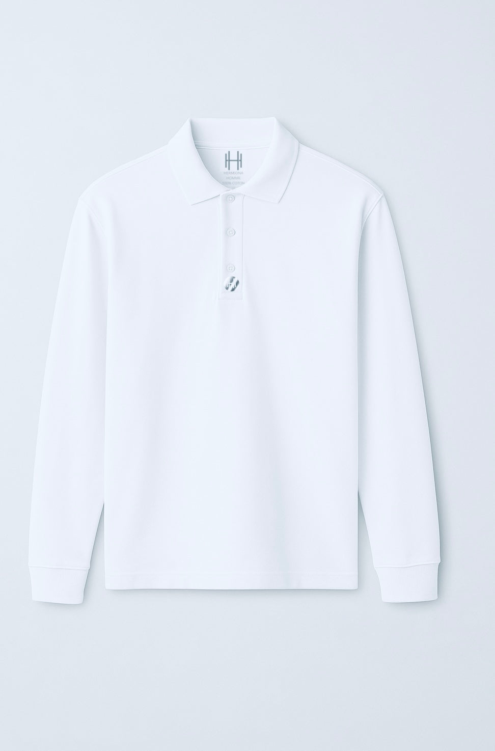 Polo Blanc Manches Longues Hermiona