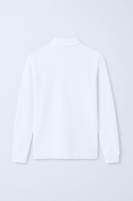Polo Blanc Manches Longues Hermiona