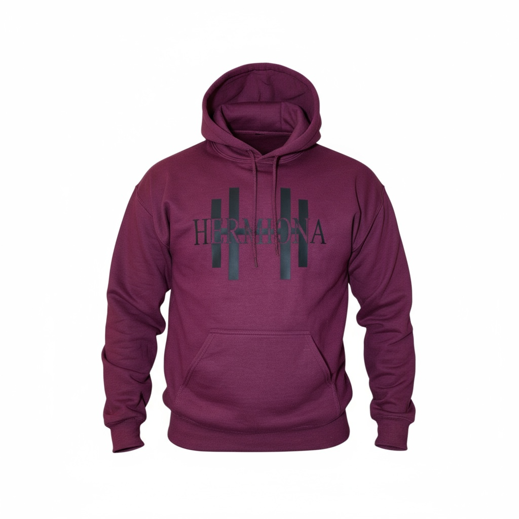 Sweat À Capuche En Coton Stretch À Logo Hermiona Vu face 2